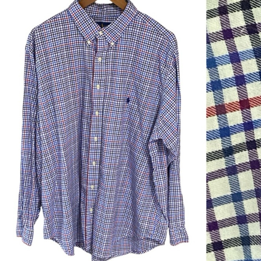 Polo Ralph Lauren Long Sleeve Button Down Shirt Size 2XL